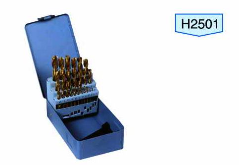 25pcs HSS Twist Drill Set In Metal box