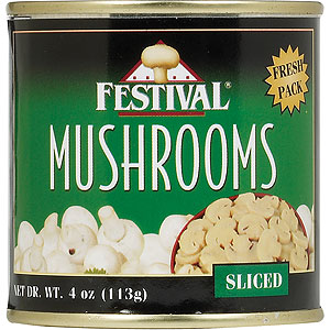 manufacturer offer canned mushrooms