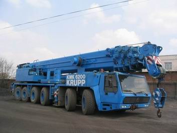 KRUPP 200T KMK6200 used truck crane for sale