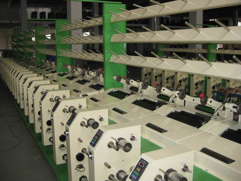 Spandex covering machine