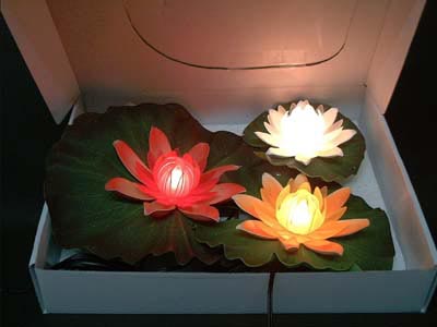 water lily light, LED gift light