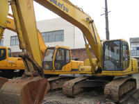 used komatsu excavator