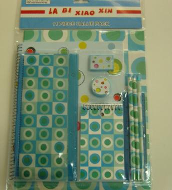 pencil bag,notebook,file folder