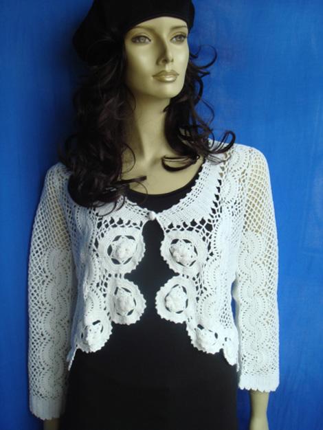 crochet ladies' sweater