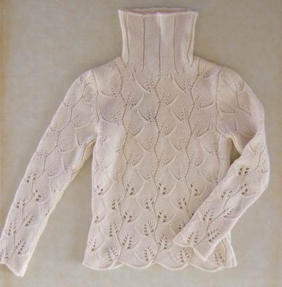 knitting ladies' sweater