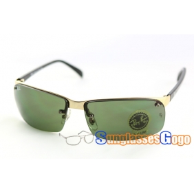 Ray-Ban RB3276  Gold Frame Green Lens 