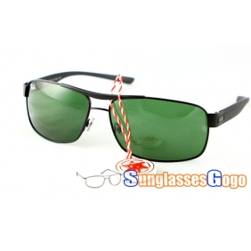 Ray Ban RB3302 65&15 128mm Black Frame Green Lens