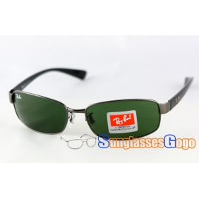 Ray Ban RB3364 002A C1 Aviator Sunglass Gunmetal