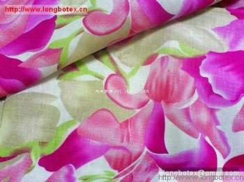 Linen/viscose blended fabric 