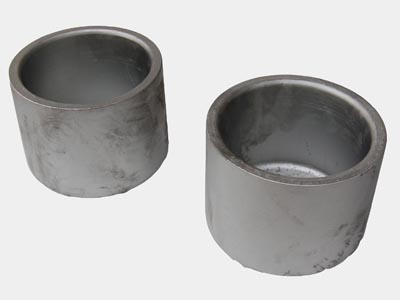 Tungsten crucibles