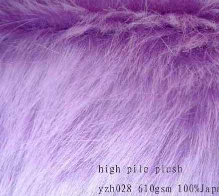 tip-dyeing high pile fur