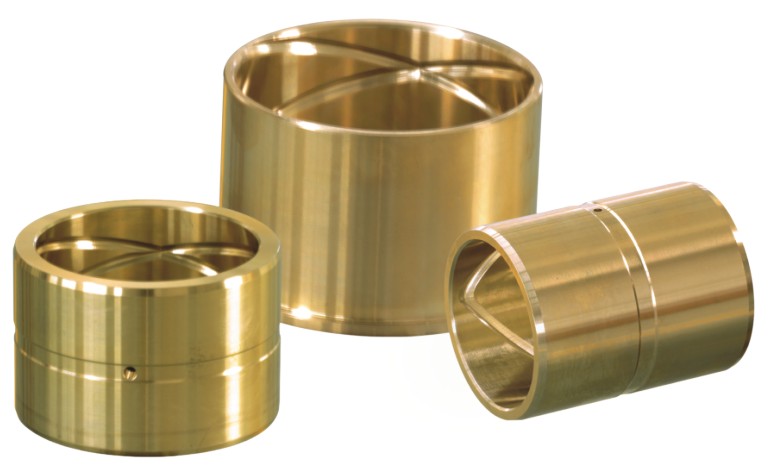 Machined cast bronze bearing