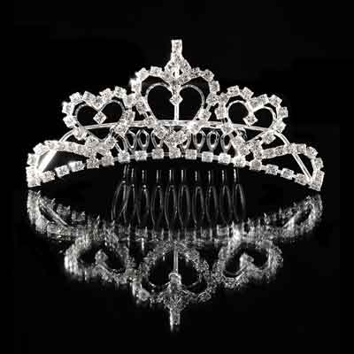 Fashion Sparkling Crystal Bridal Tiara Crown Hair 