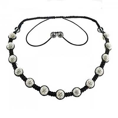 New Design Shamballa Bead Necklace 