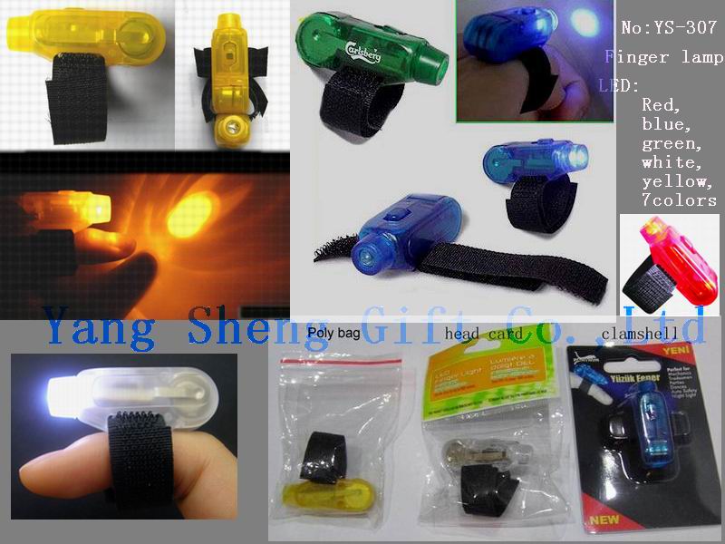 LED Flashing Finger Lamp