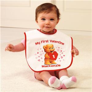 Baby's First Valentine's Day Bib