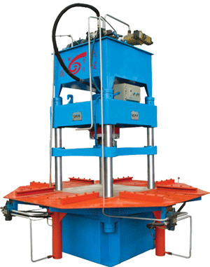 Road-rim brick machine