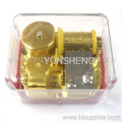 Golden Metal Musical Movement, for Mechanical Musical Toy