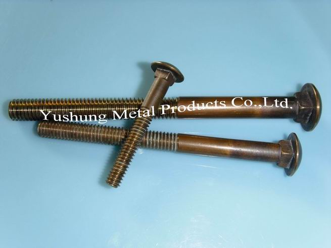 Silicon bronze carriage bolt