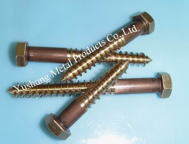 Silicon Bronze Lag Screw