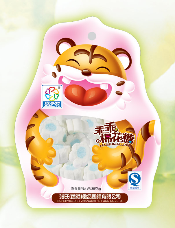 MS007 Tiger Marshmallow Candy 35g