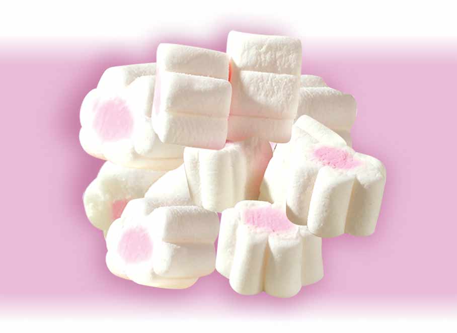 ZS013 Red Cherry Blossom Marshmallow Candy 1kg