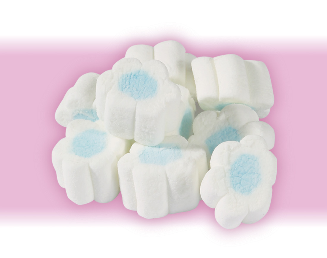 ZS012 Blue Cherry Blossom Marshmallow Candy 1kg