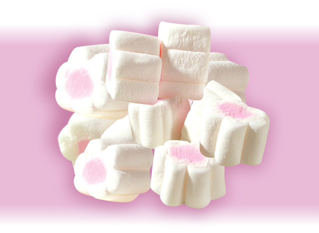 ZS013 Red Cherry Blossom Marshmallow Candy 1kg