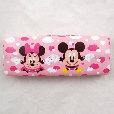 children glasses cases with cartoon pictures.