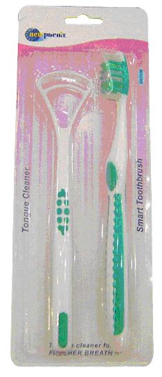 Toothbrush and Tongue Cleaner