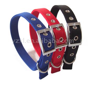 Nylon pet collars and leashs