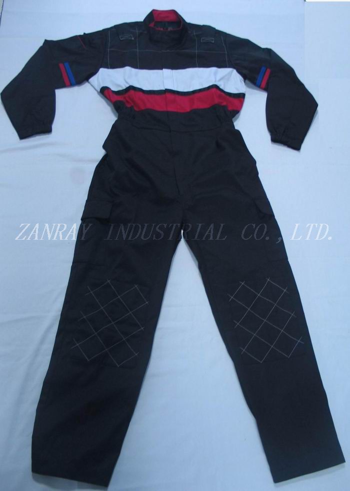 Cotton racing coverall