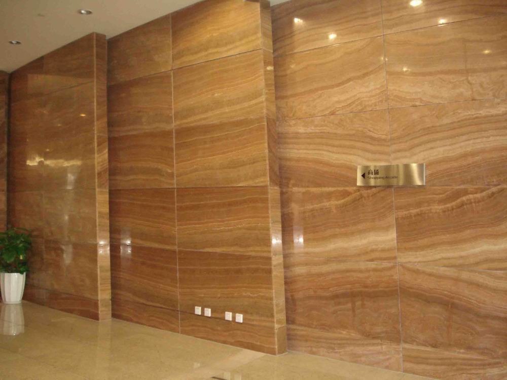 wood vein marble wall tiles