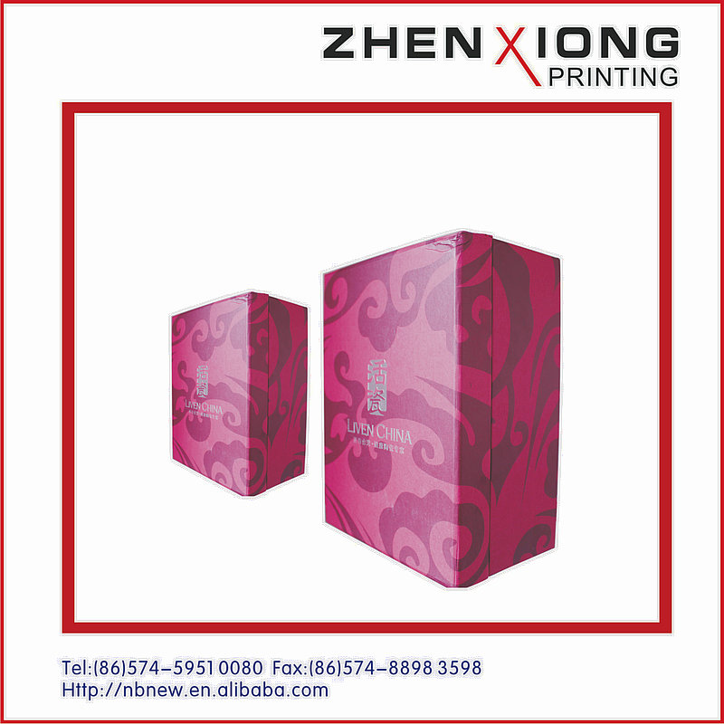 printed color paper box