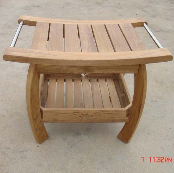 Teak Shower Bench