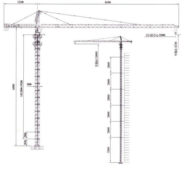 Tower Crane (QTZ80-5513)