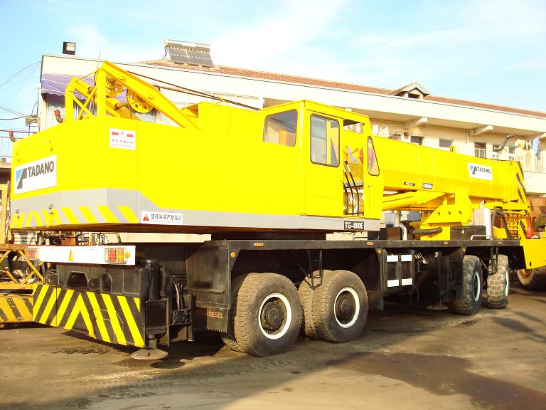 80t used tadano truck crane