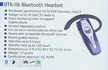 Blutooth device