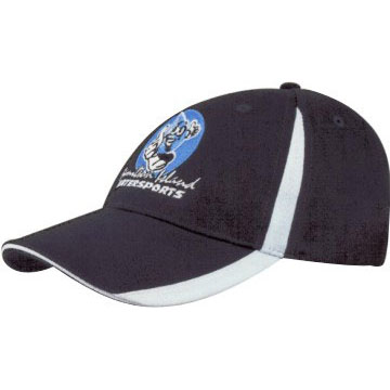 Baseball Cap, HBC with Inserts on the Peak and Crown