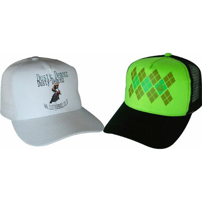 5 Panel Trucker Cap, Cotton Twill Peak and Front Crown with Mesh Backing