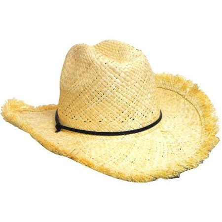 Frayed Edge Cowboy Straw Hat