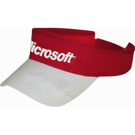 Cotton Twill Visor Including Decoration