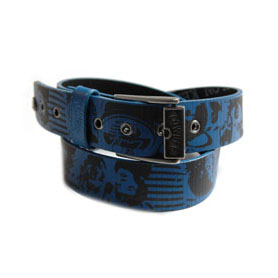 Printed Belt With Vertical Cuts, Quiff