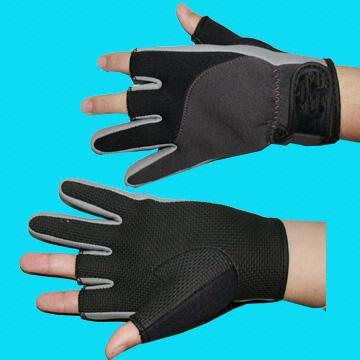 Three Half Fingers Glove