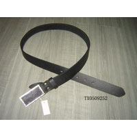 Black Leather Belt for Men