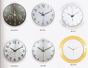 aluminium wall clock