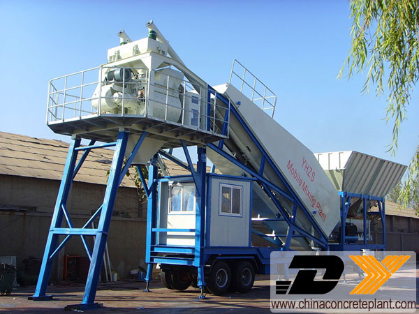 Mobile Concrete Mixing Plant