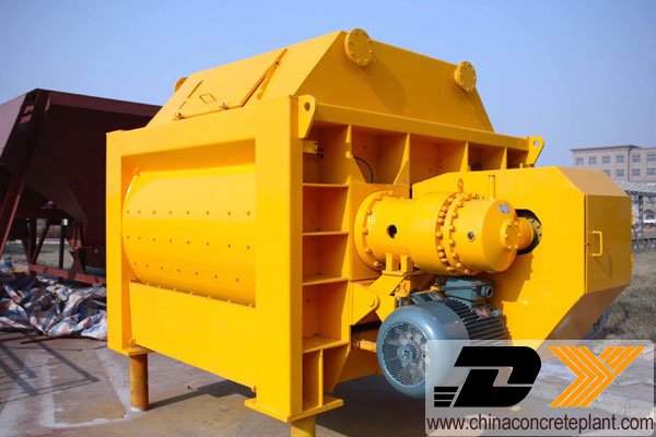 Twin Shaft Concrete Mixer