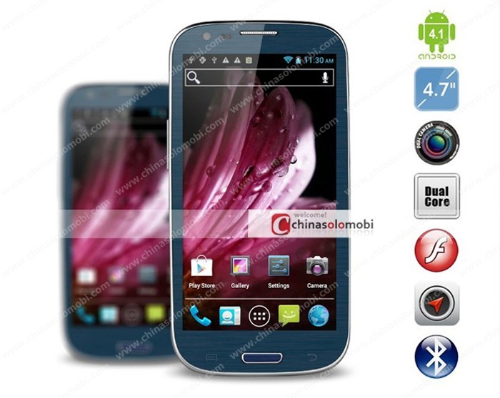 Haipai i9377 4.7inch MTK6577 DualCore Smart phone