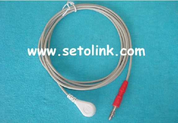 2012 NEW PRODUCT OEM ECG CABLE BANANA 4.0 TO SNAP 
